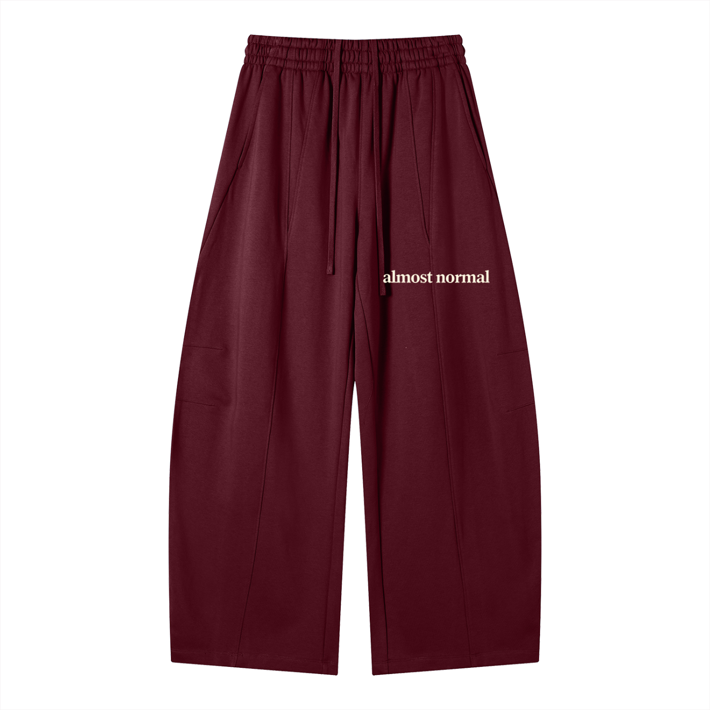 unisex baggy "almost normal" sweats