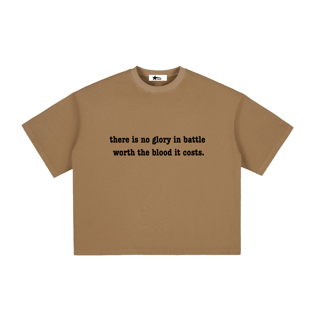 anti-war boxy tee