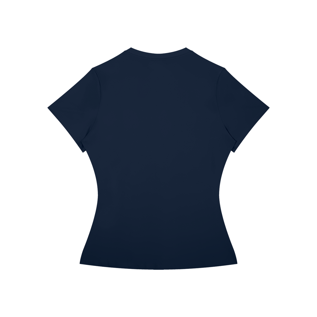 blue void star baby tee (women)