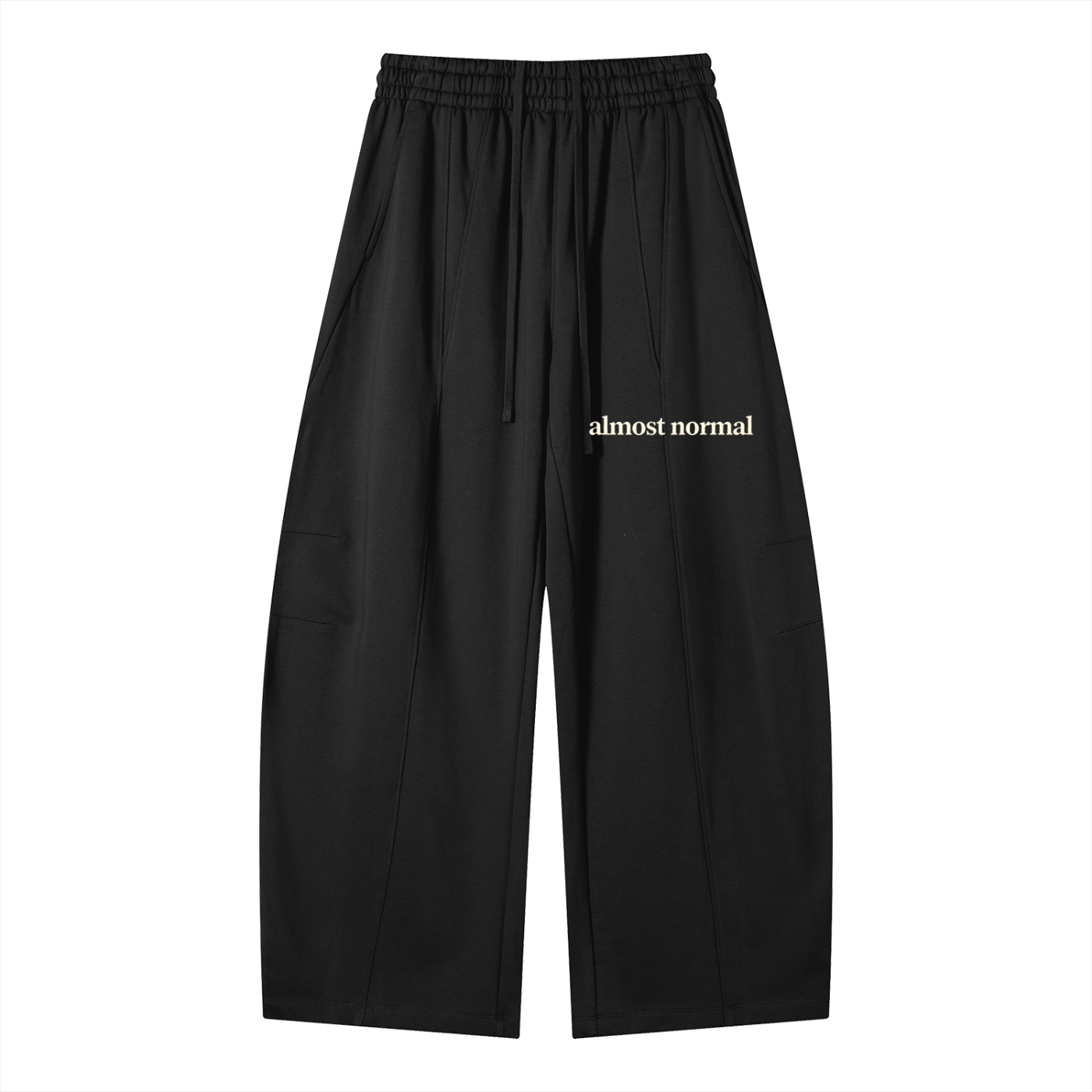 unisex baggy "almost normal" sweats