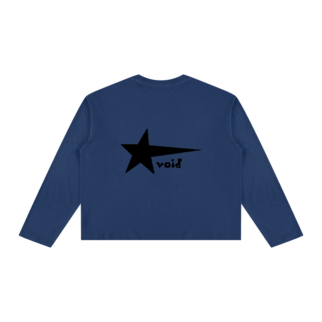vintage wash void long sleeve