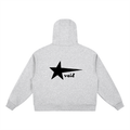 boxy button void star hoodie