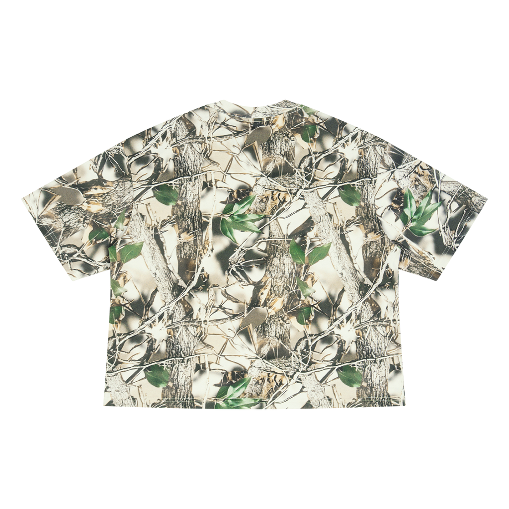 unisex camo boxy tee