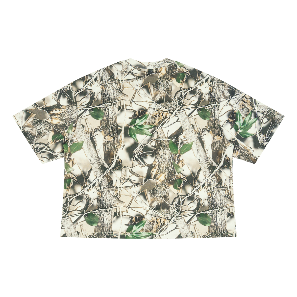 unisex camo boxy tee