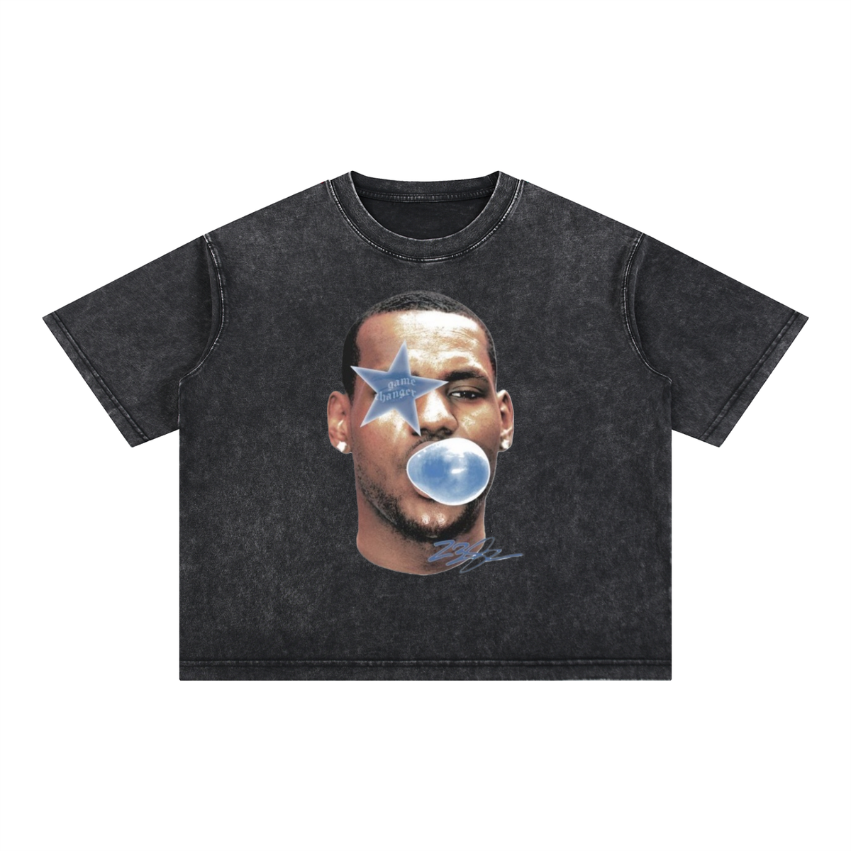 lebron james bubble gum boxy tee