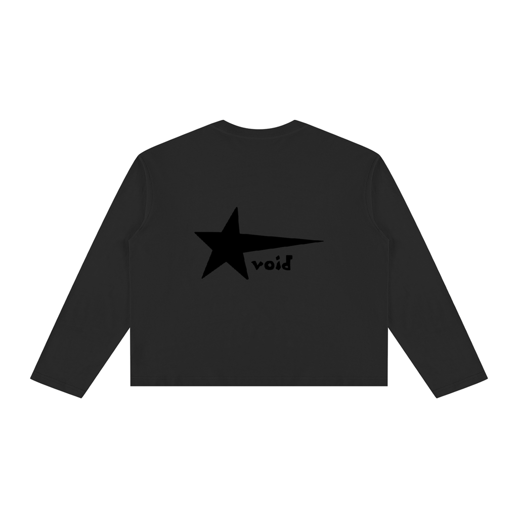vintage wash void long sleeve